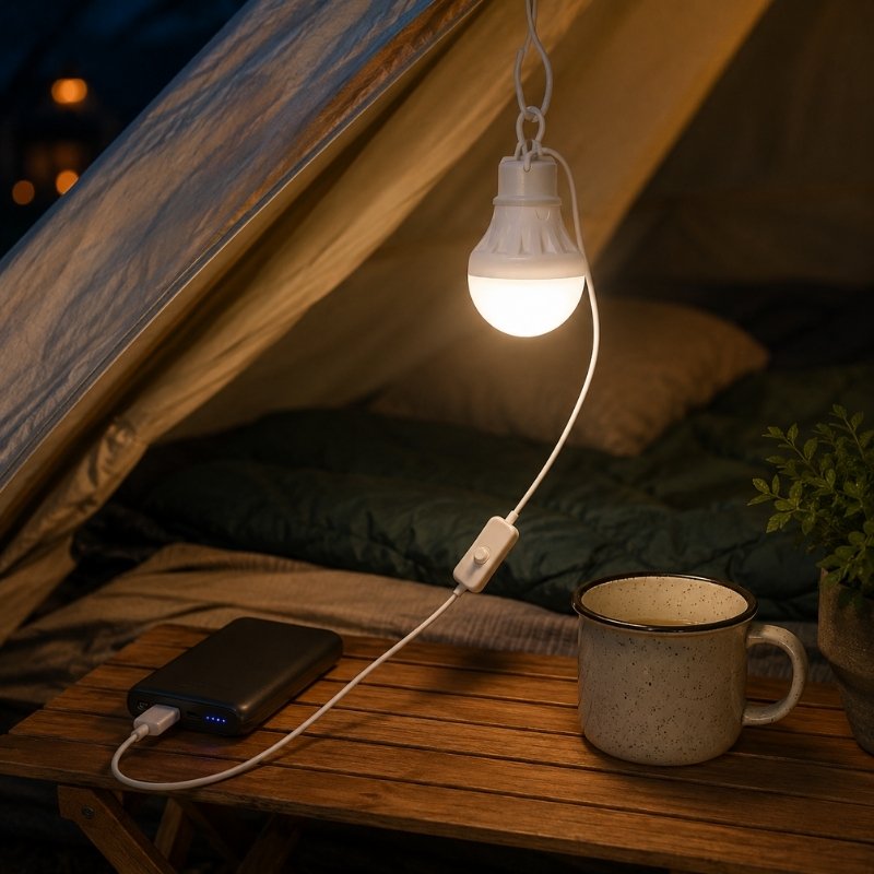 USB LED-lampa med sladd