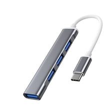 USB hub med 4 portar för USB och USB-C USB-C