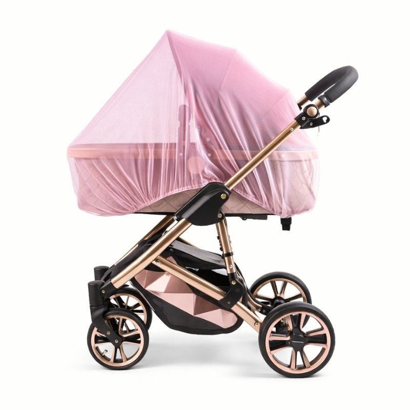 Universellt myggnät för barnvagn Rosa