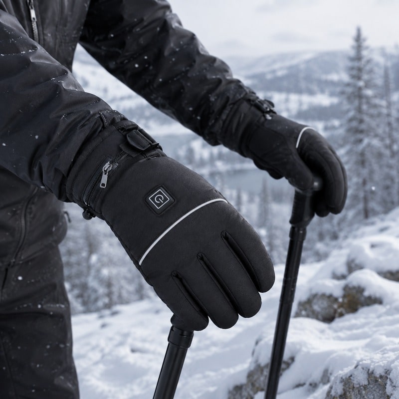 Uppladdningsbara värmehandskar med powerbank