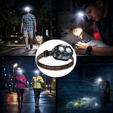 Uppladdningsbar pannlampa USB-C