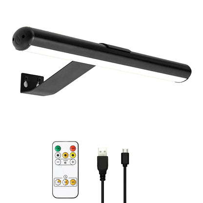 Trådlös vägglampa med dimmer och USB-laddning