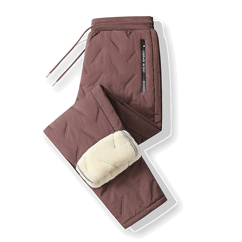 Värmebyxor med mjukt foder Brown