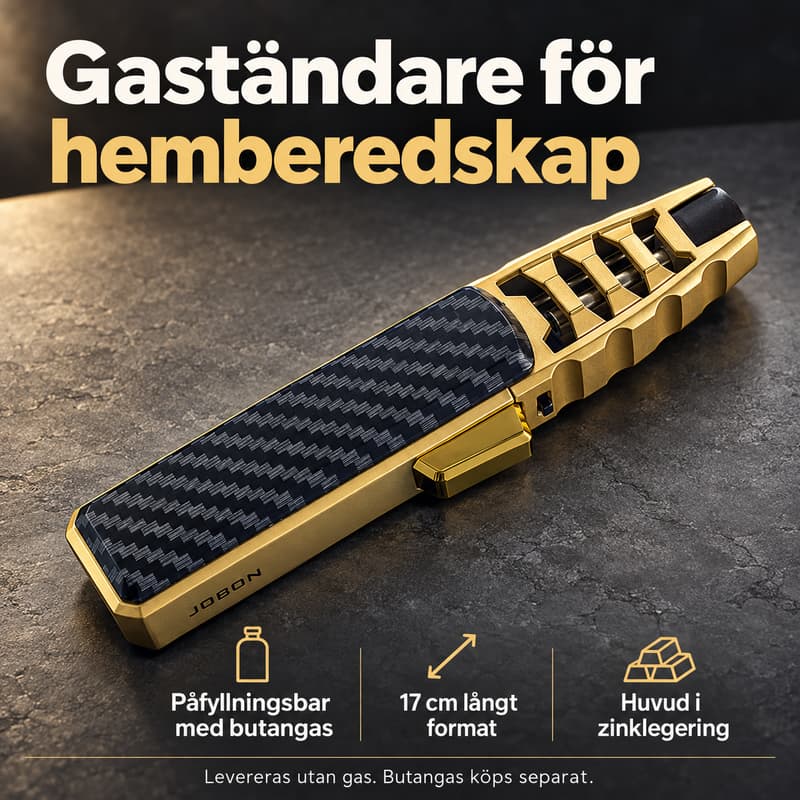 Påfyllningsbar gaständare för hemberedskap