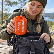 Packad nödbivy i PE-film
