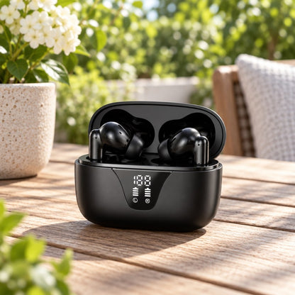Trådlösa in-ear-hörlurar med laddningsetui