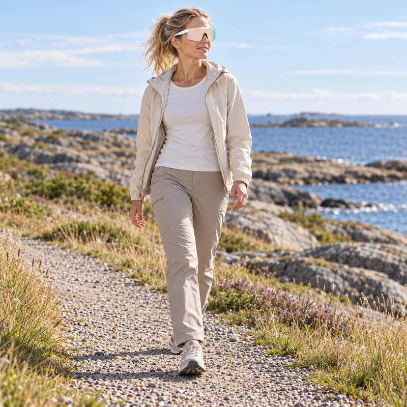 Solglasögon med bred visirlins