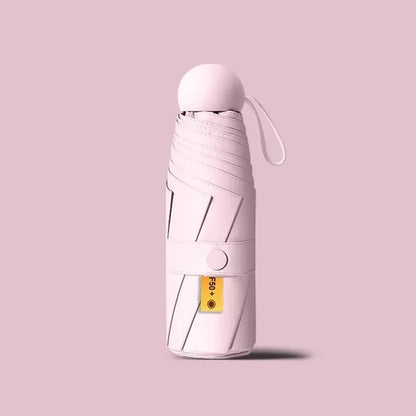 Mini paraply kompakt och hopfällbart Rosa
