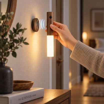 Portabel stavlampa med sensor
