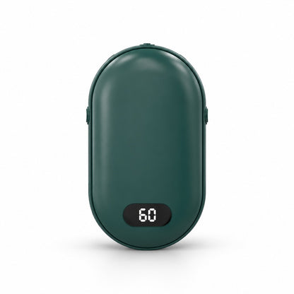 Handvärmare med powerbank Mörkgrön