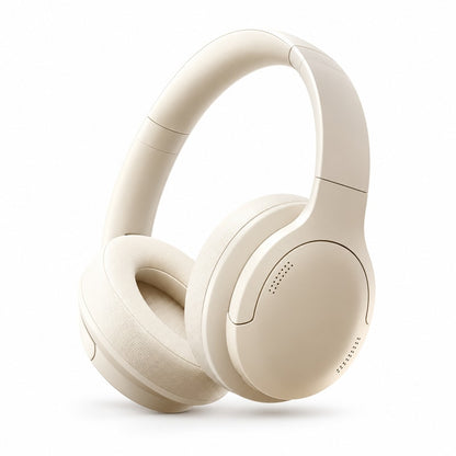Bluetooth-hörlurar over-ear med vadderad huvudbygel Beige