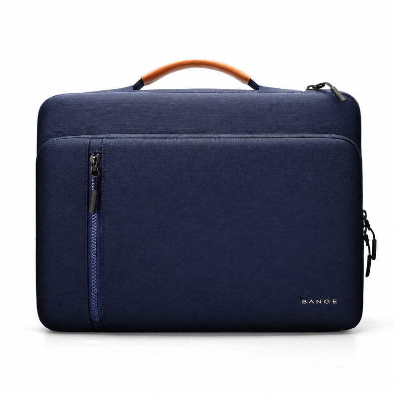 Datorväska med handtag i Oxfordnylon Marin