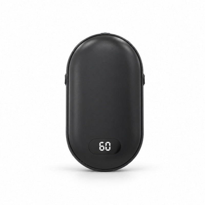 Handvärmare med powerbank Svart