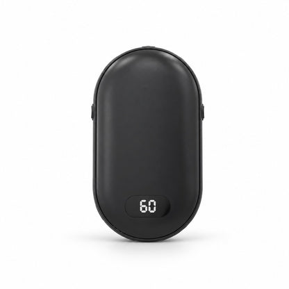 Handvärmare med powerbank Svart
