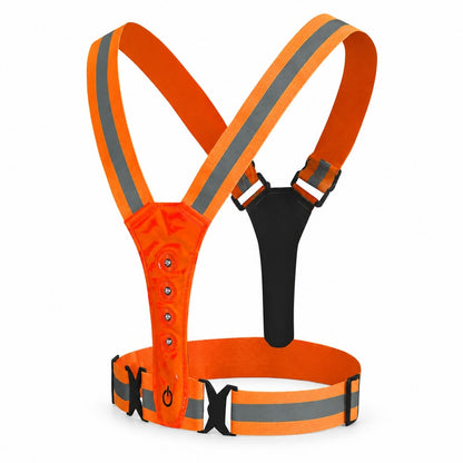 Reflexsele med fyra lampor Orange