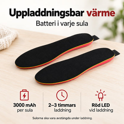 Elektriskt uppvärmda innersulor